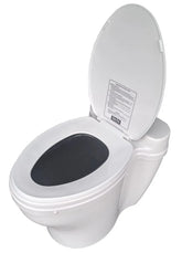 Sun-Mar AF Elongated Waterless Toilet + Kit - Green Vista Living